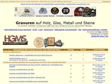 Tablet Screenshot of hgms-gravur.de